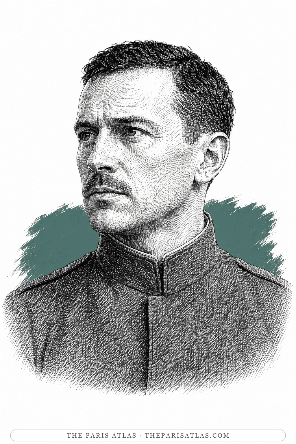 Illustrated portrait of Bertinck