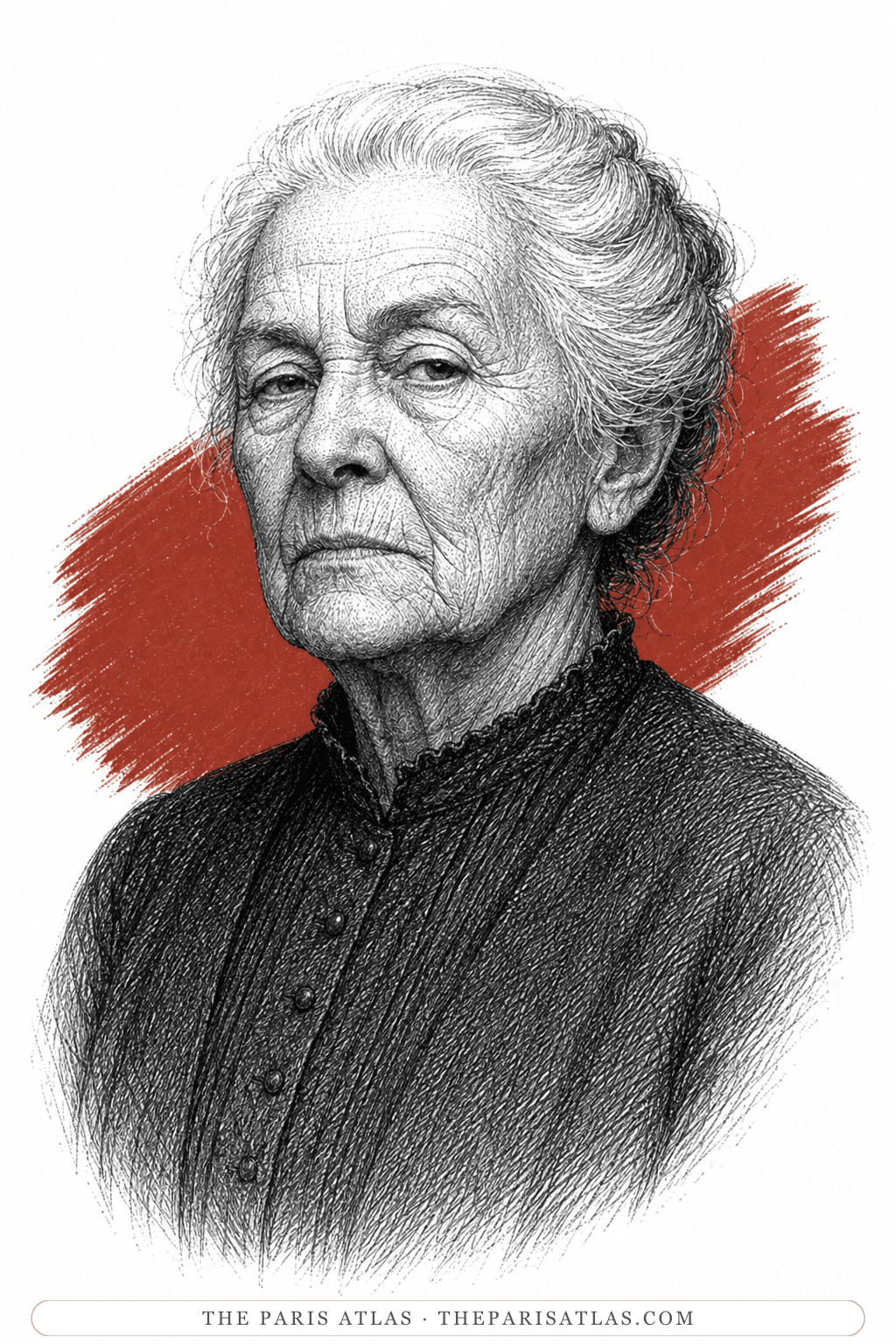 Illustrated portrait of The old woman