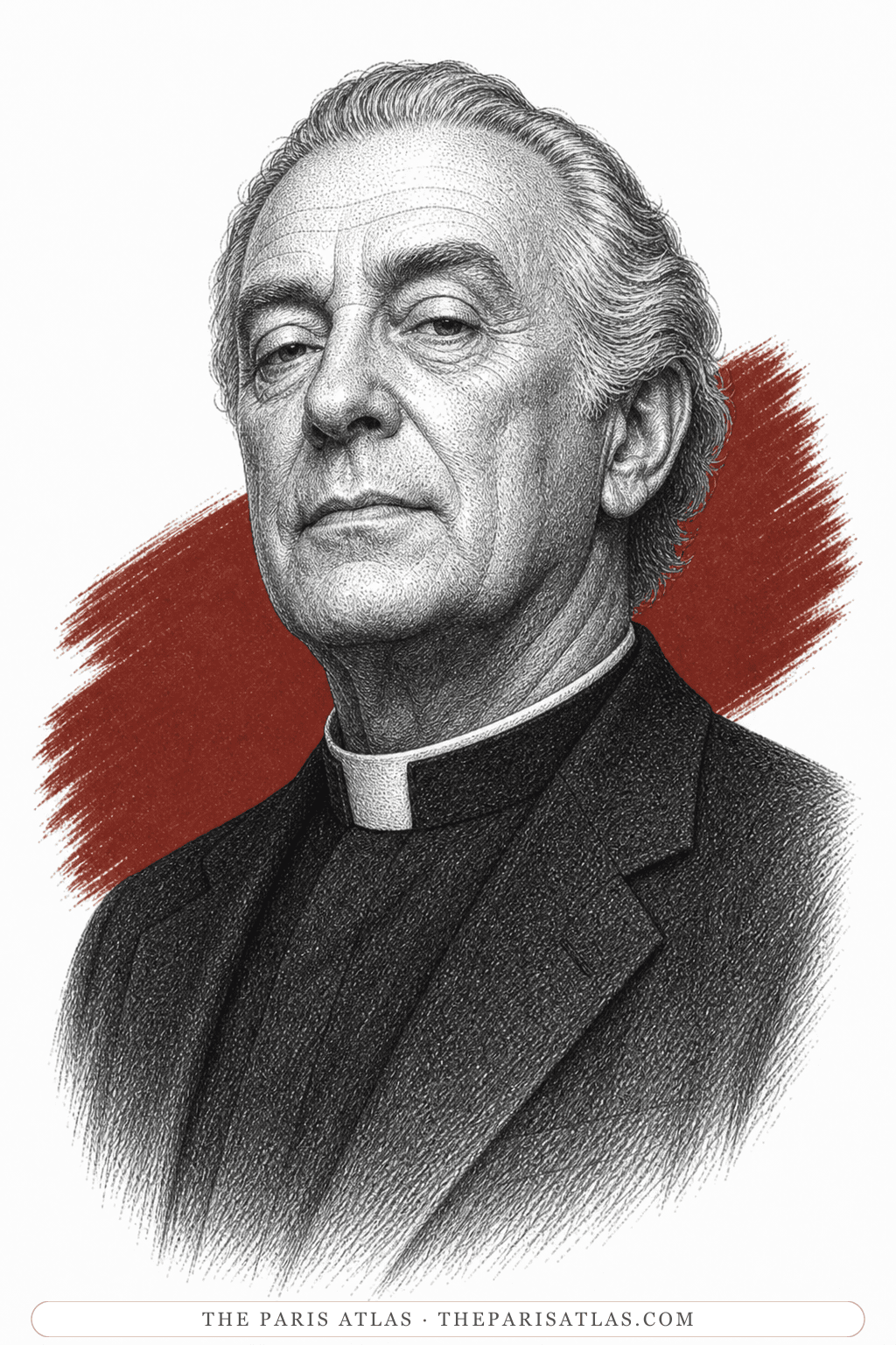 Illustrated portrait of Bishop Paul Peter Prang