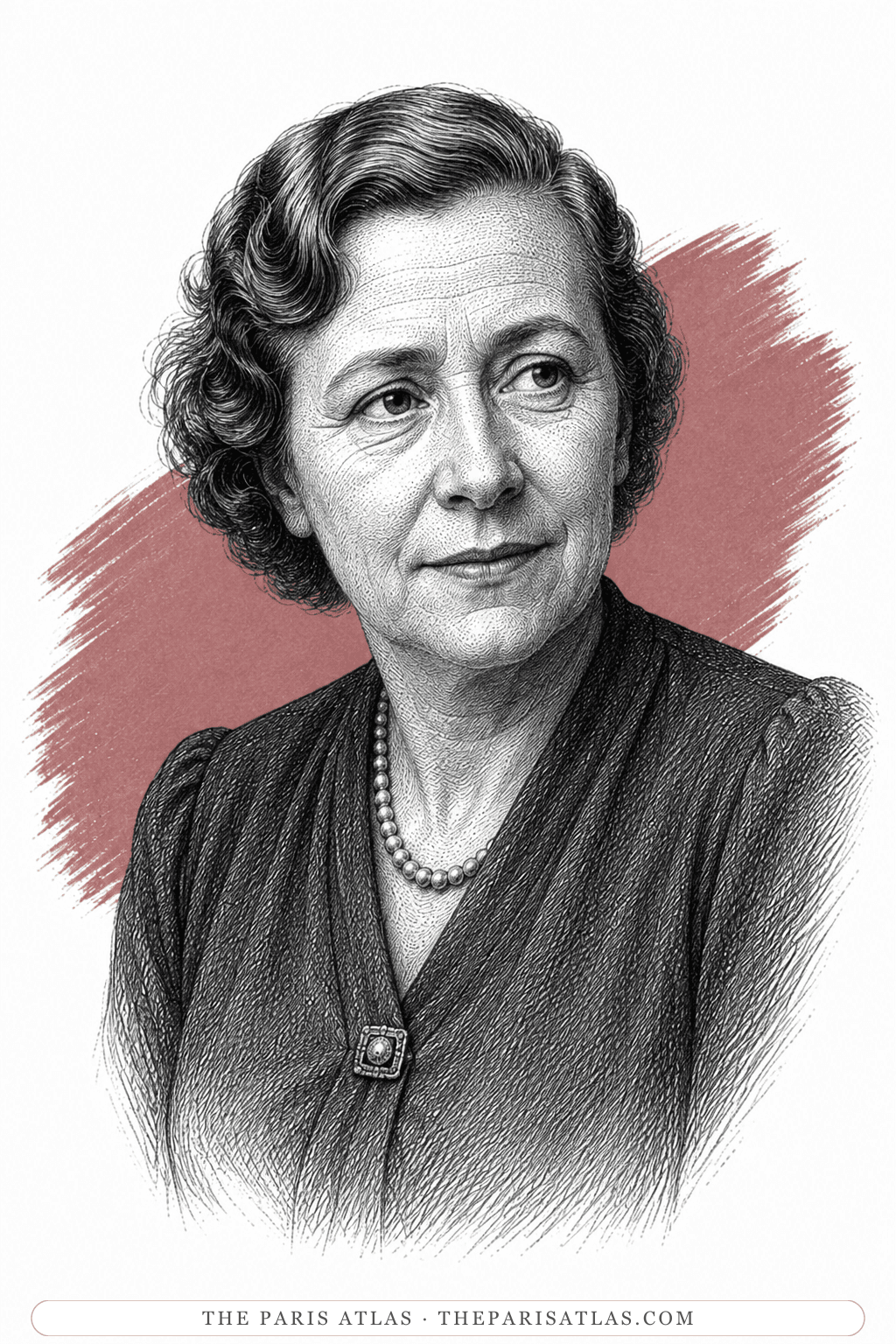 Illustrated portrait of Emma Jessup