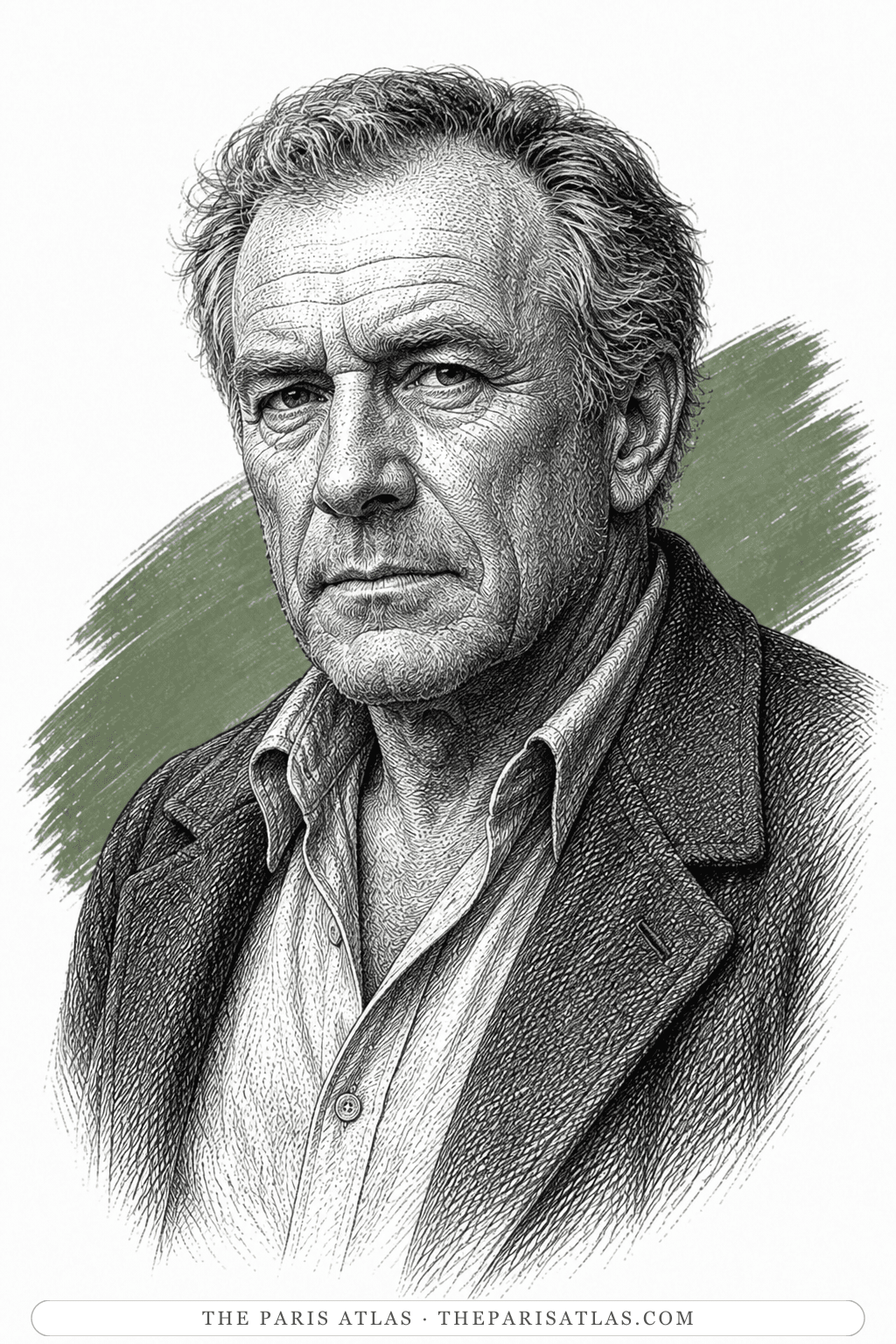Illustrated portrait of James Buck Titus
