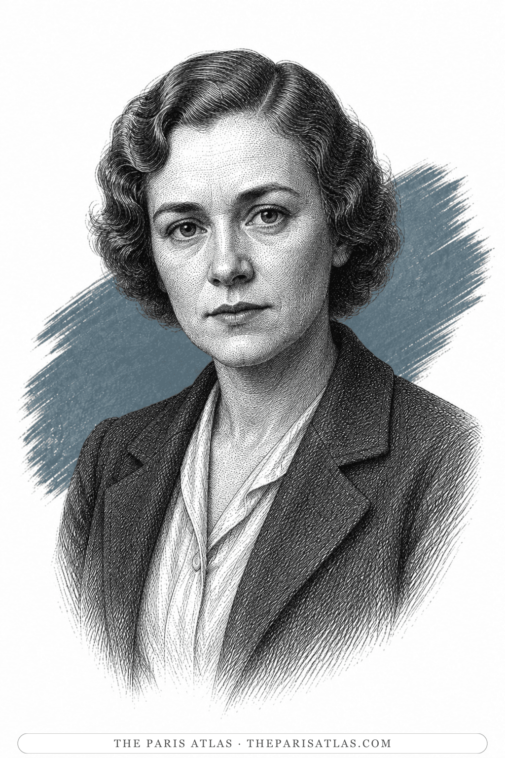 Illustrated portrait of Mary Jessup Greenhill