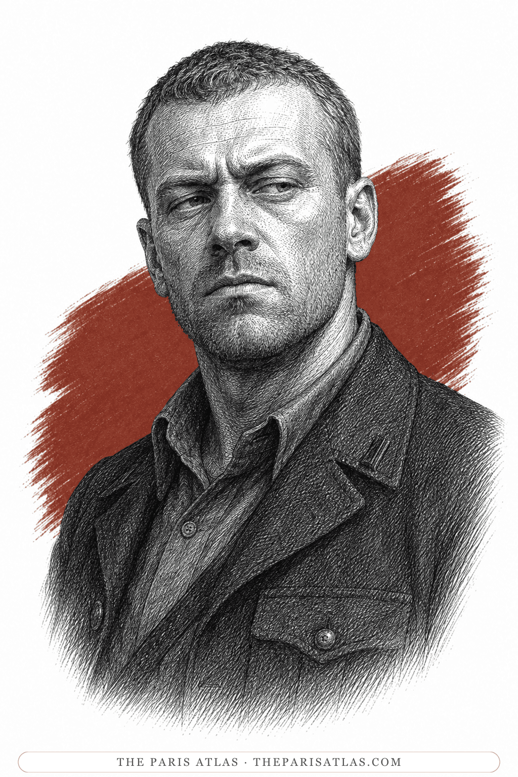 Illustrated portrait of Shad Ledue