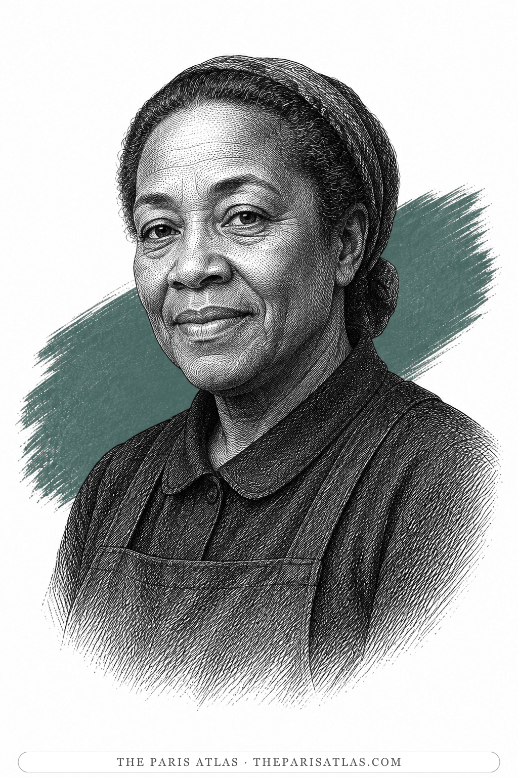 Illustrated portrait of Cora