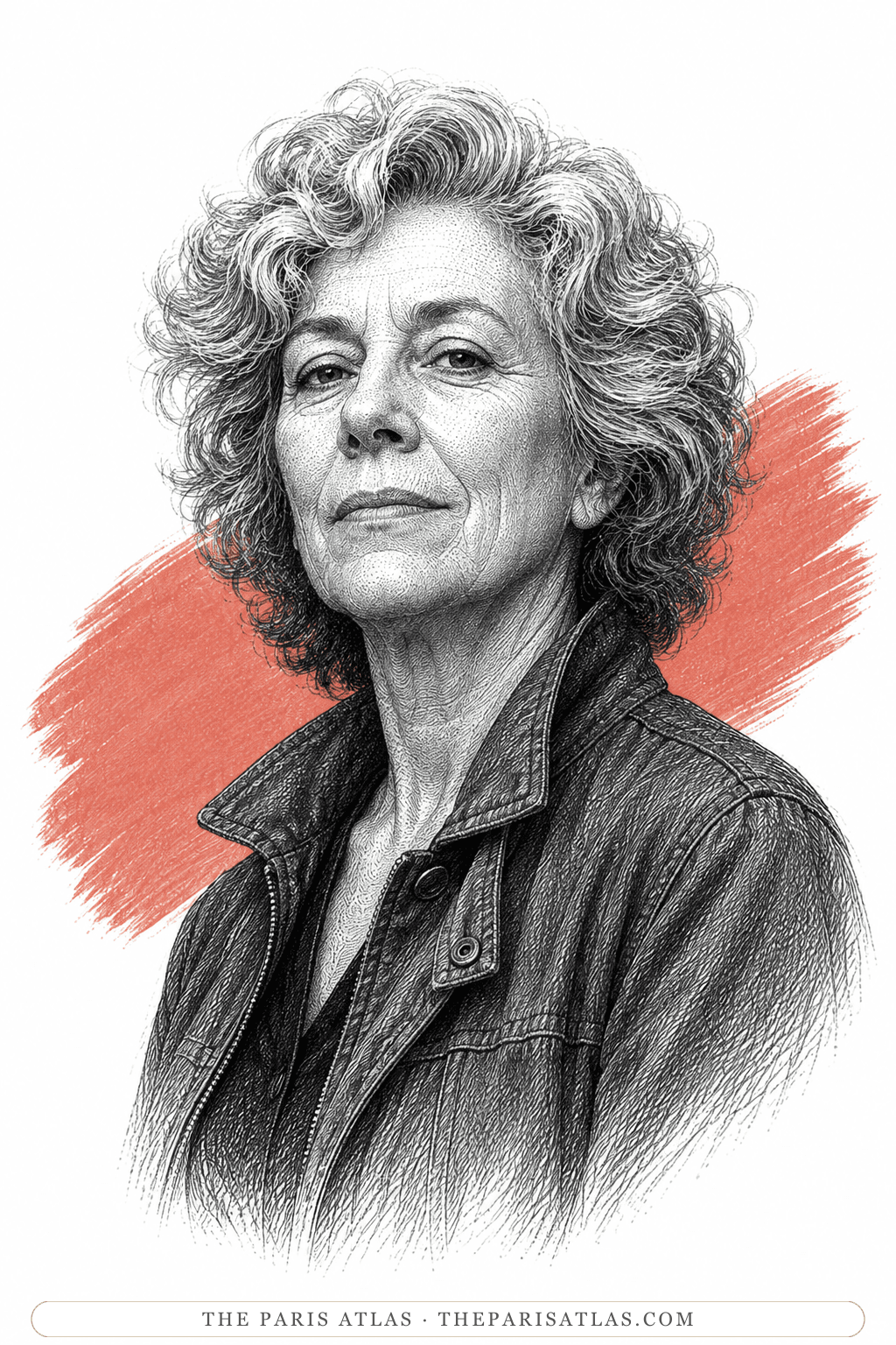 Illustrated portrait of Offred’s mother