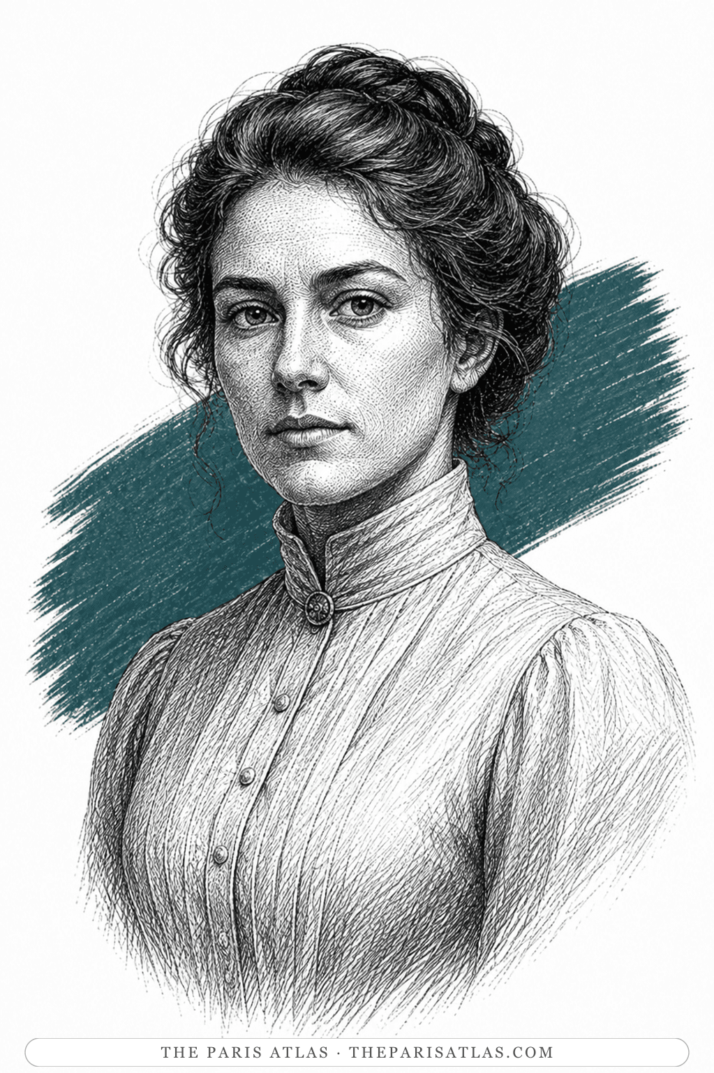 Illustrated portrait of Anna Roylston