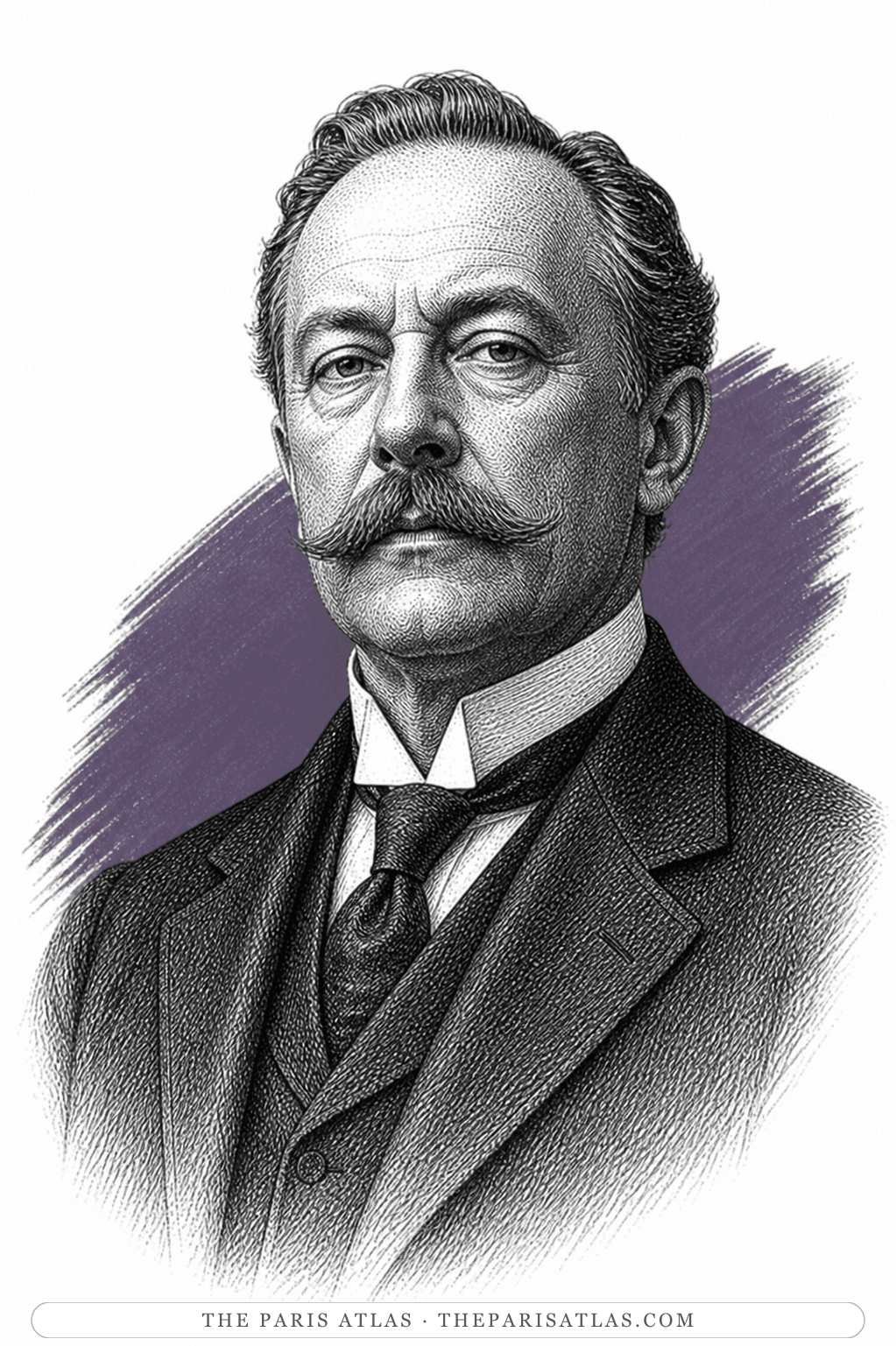 Illustrated portrait of Colonel Ingram