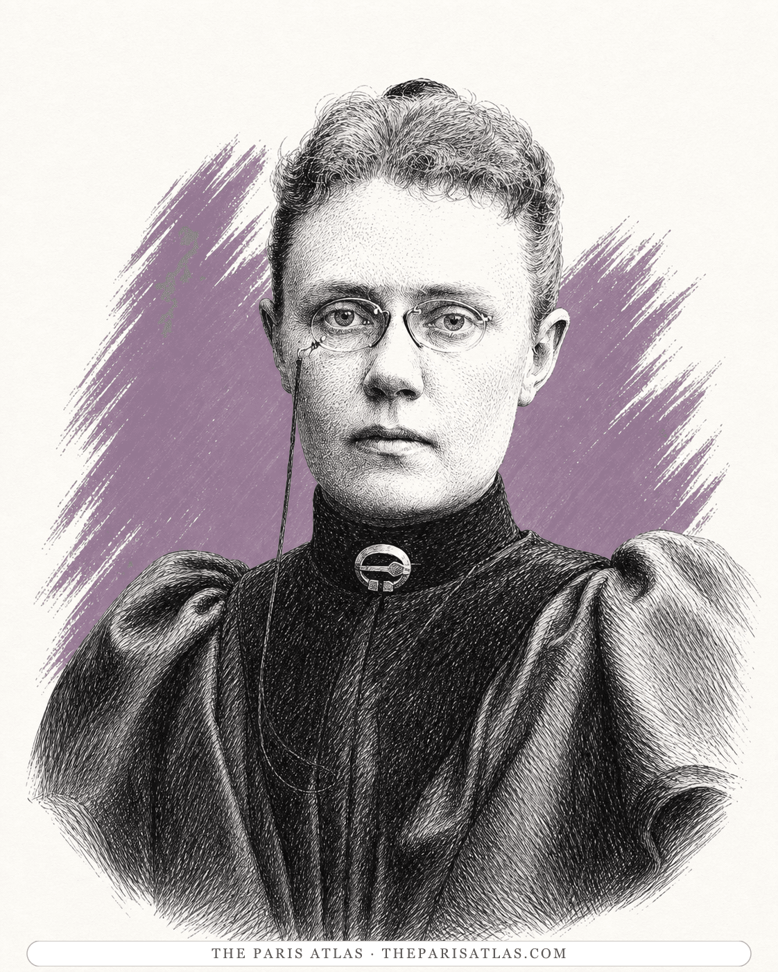 Illustrated portrait of Helena Westermarck