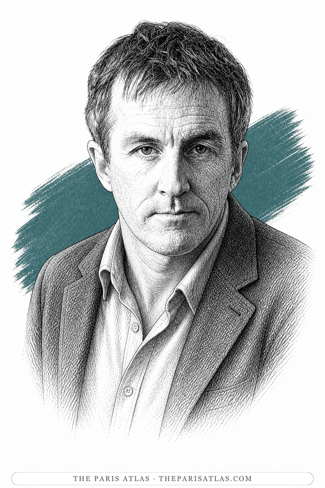 Illustrated portrait of Luke Davies