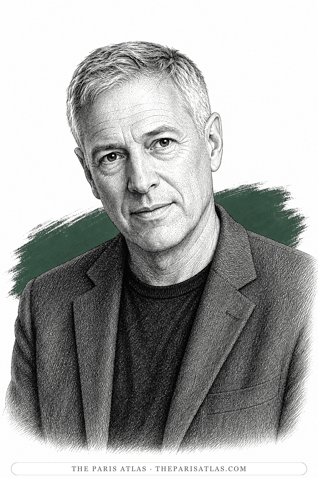Illustrated portrait of Todd Strasser