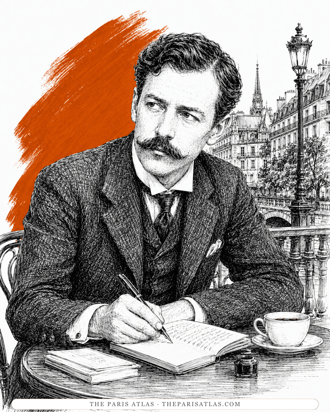Illustrated portrait of Sisley Huddleston