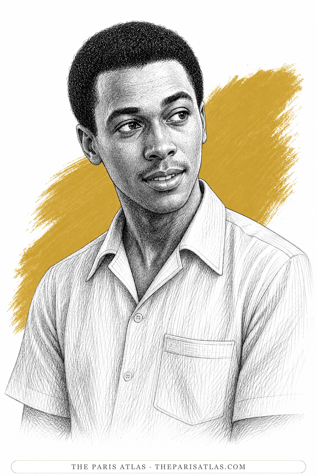 Illustrated portrait of Ildephonse