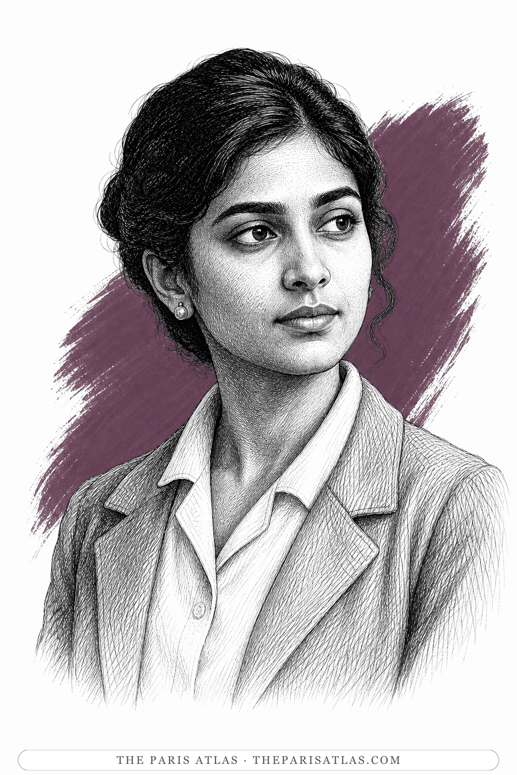 Illustrated portrait of Kareisha
