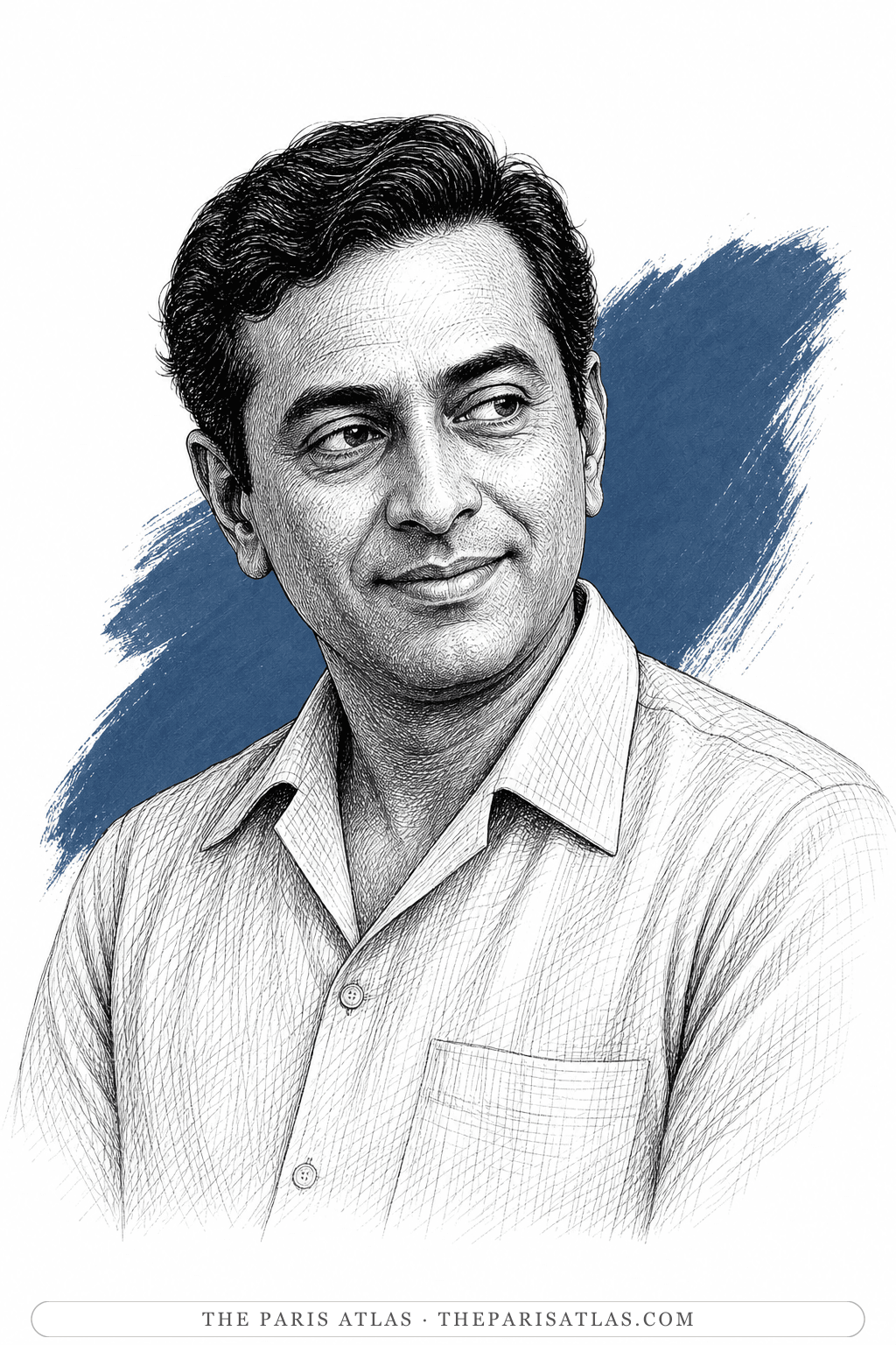 Illustrated portrait of Mahesh