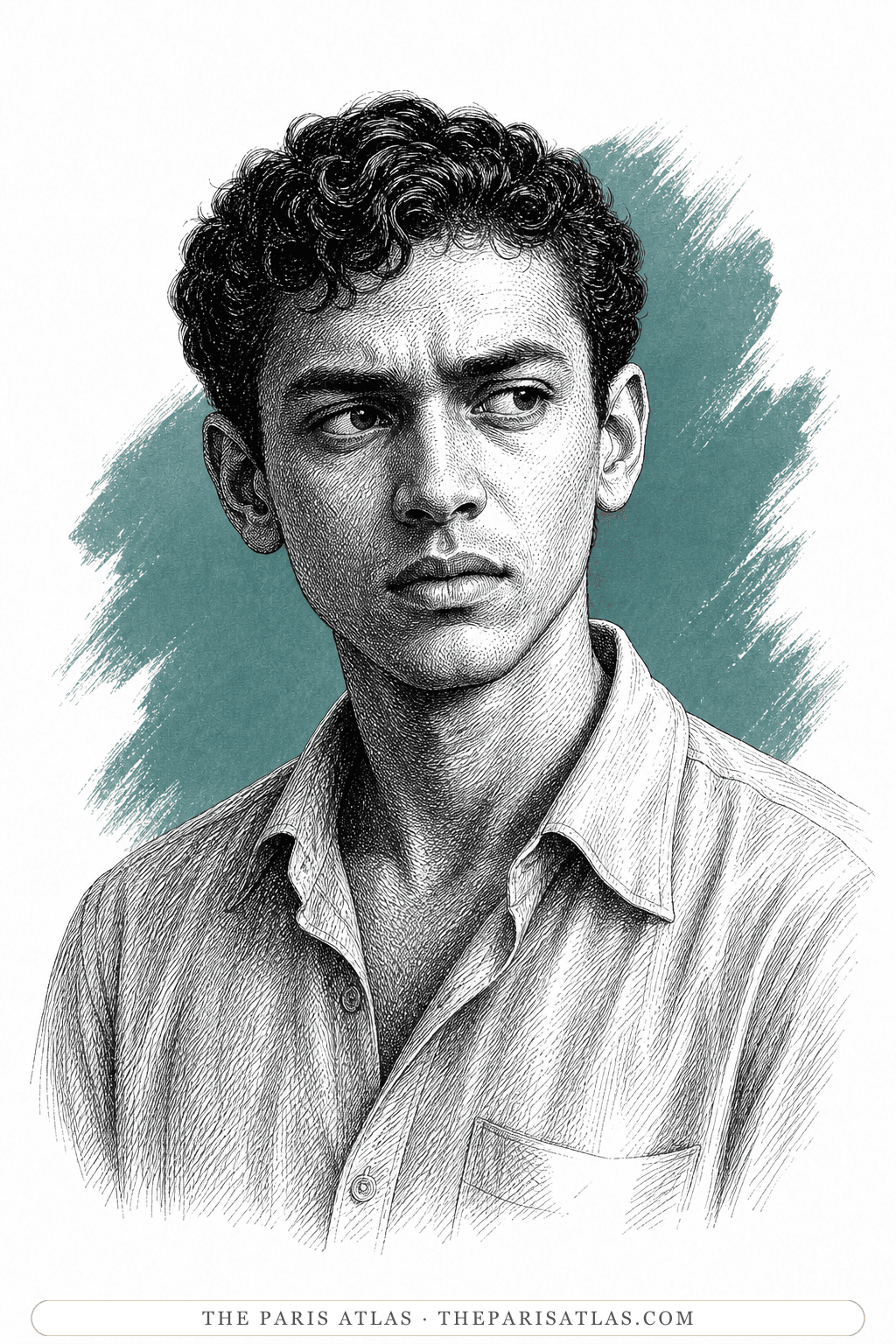 Illustrated portrait of Metty
