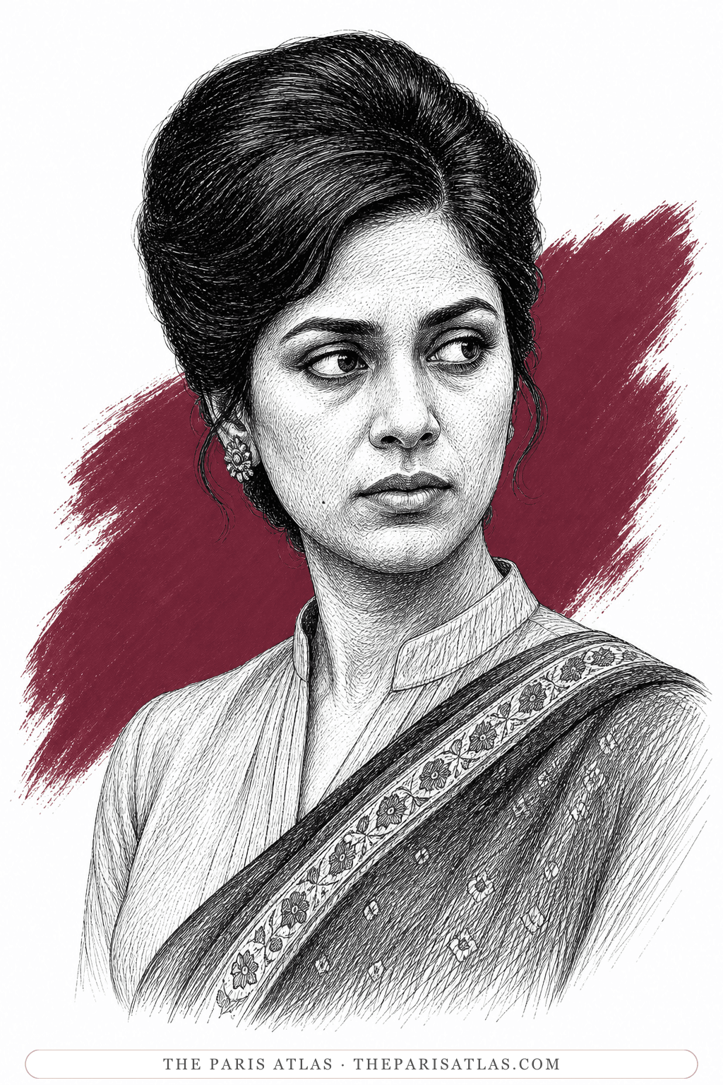 Illustrated portrait of Shoba