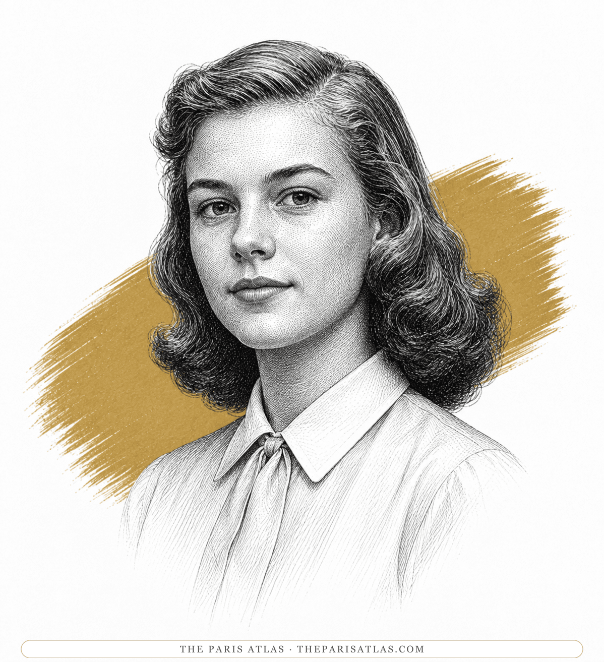 Illustrated portrait of Linda