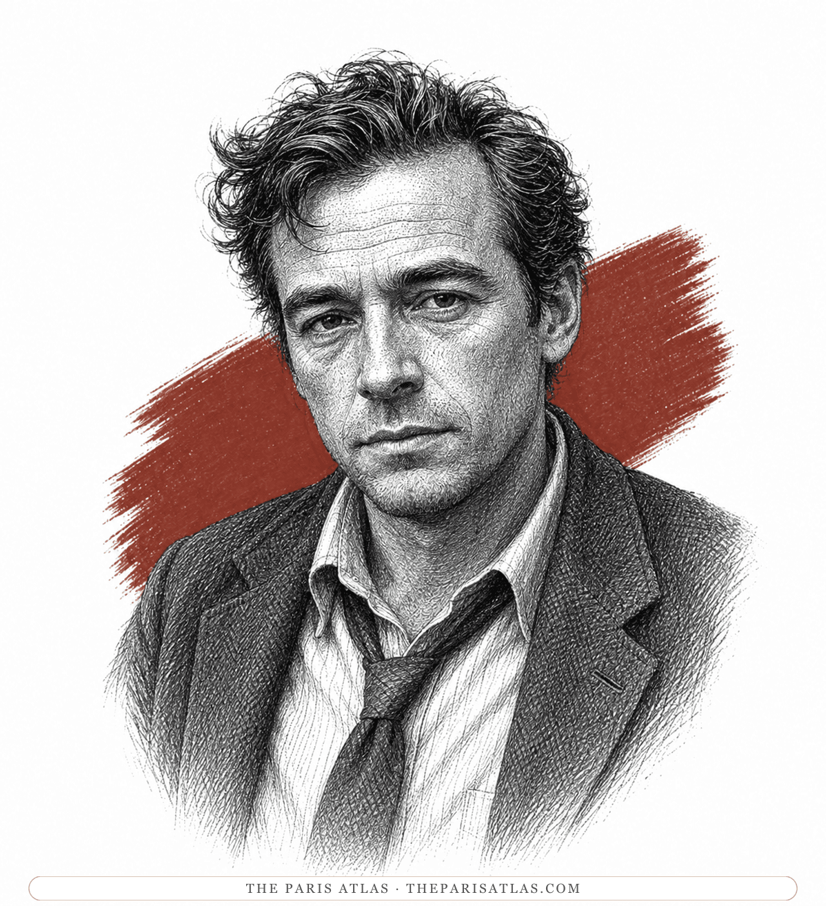 Illustrated portrait of Mr. Beattie