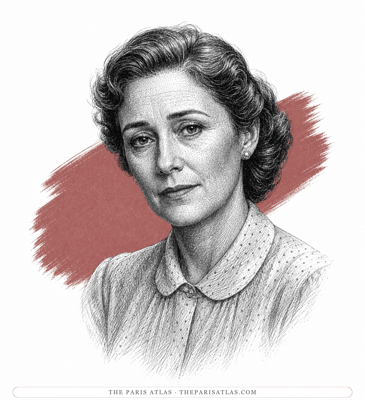 Illustrated portrait of The narrator’s mother