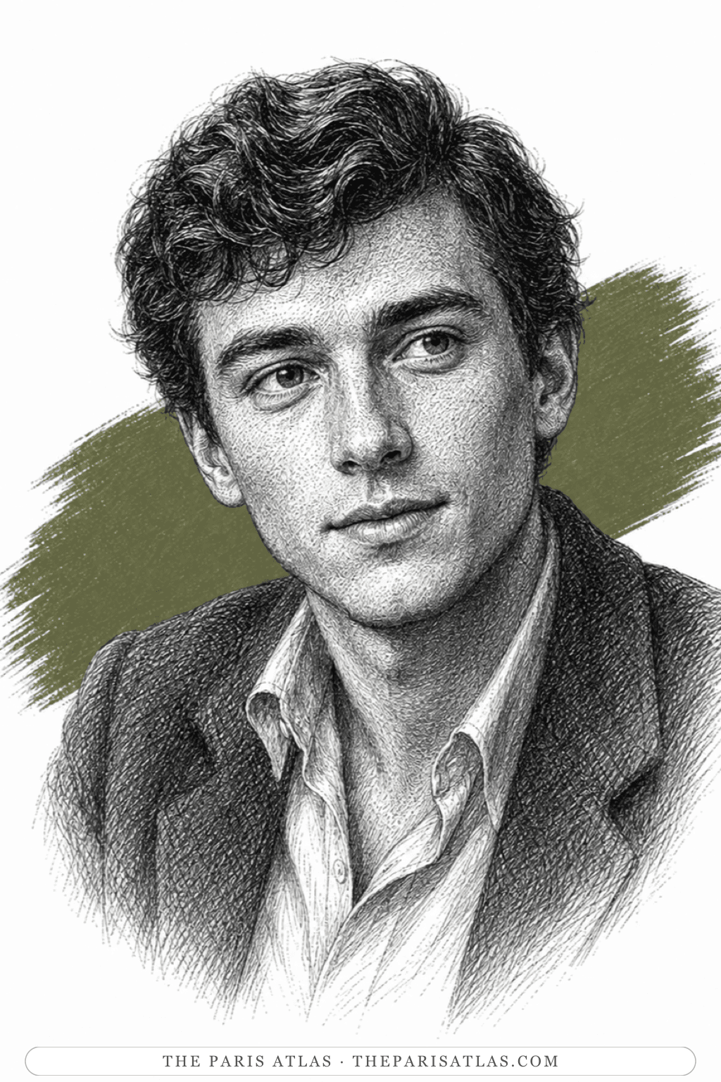 Illustrated portrait of Bertrand