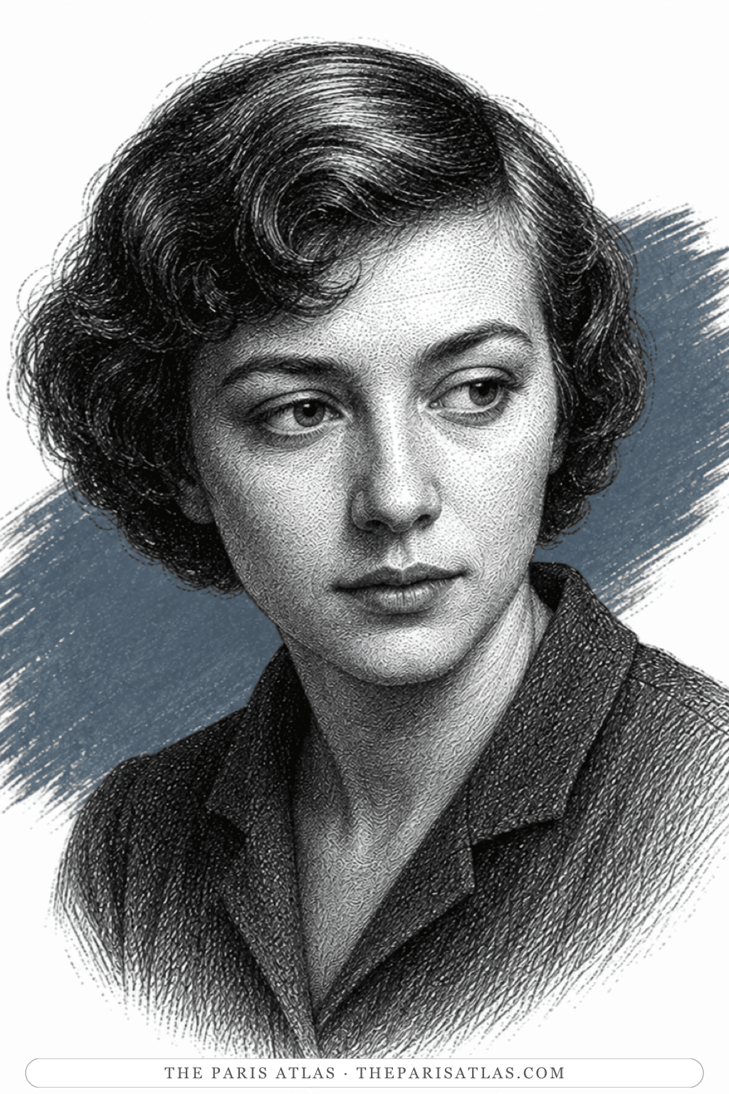 Illustrated portrait of Dominique