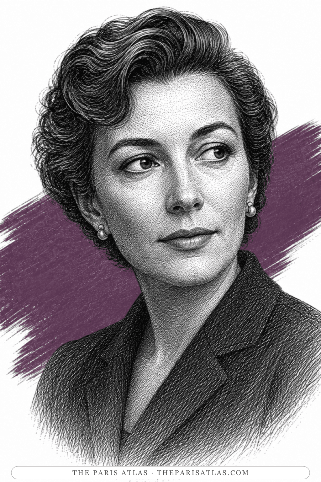 Illustrated portrait of Françoise