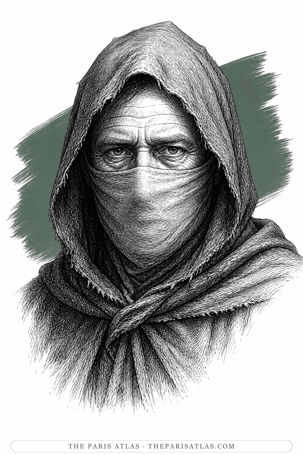 Illustrated portrait of The Leper