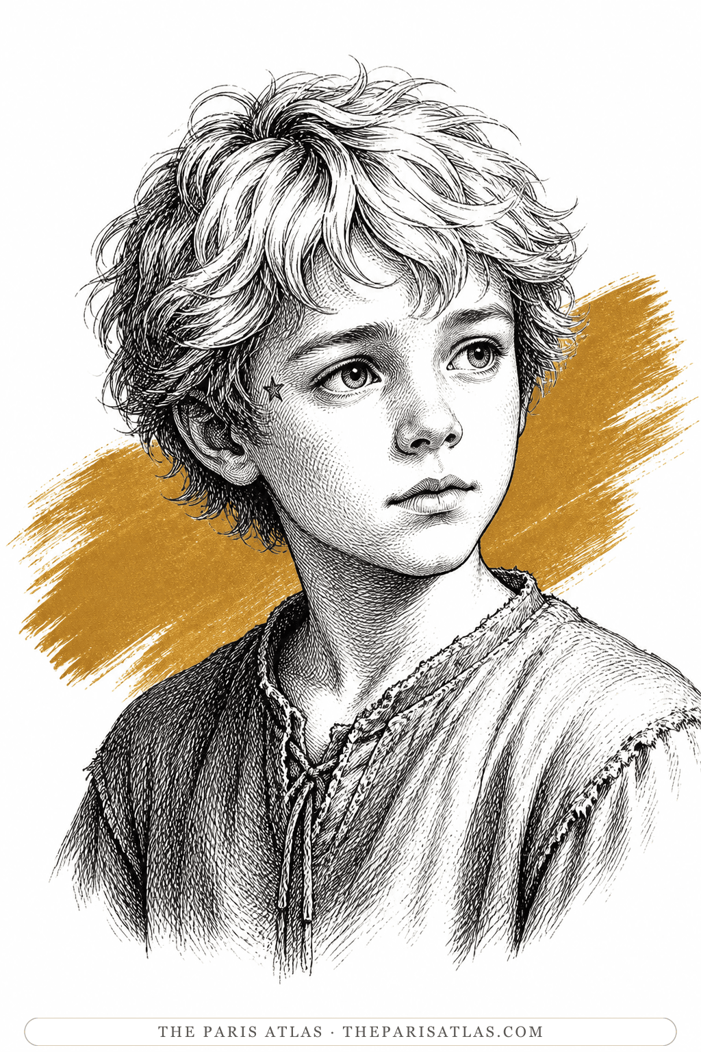 Illustrated portrait of The Star-Child