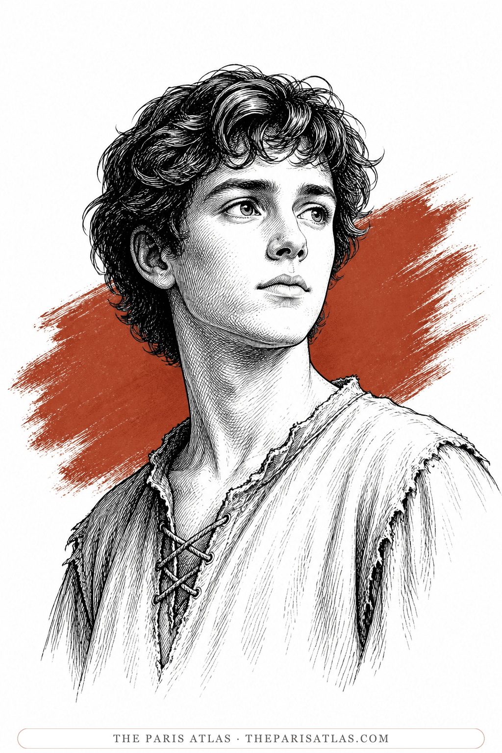 Illustrated portrait of The Young King