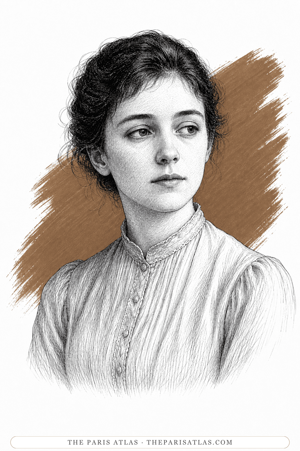 Illustrated portrait of Emily Clough