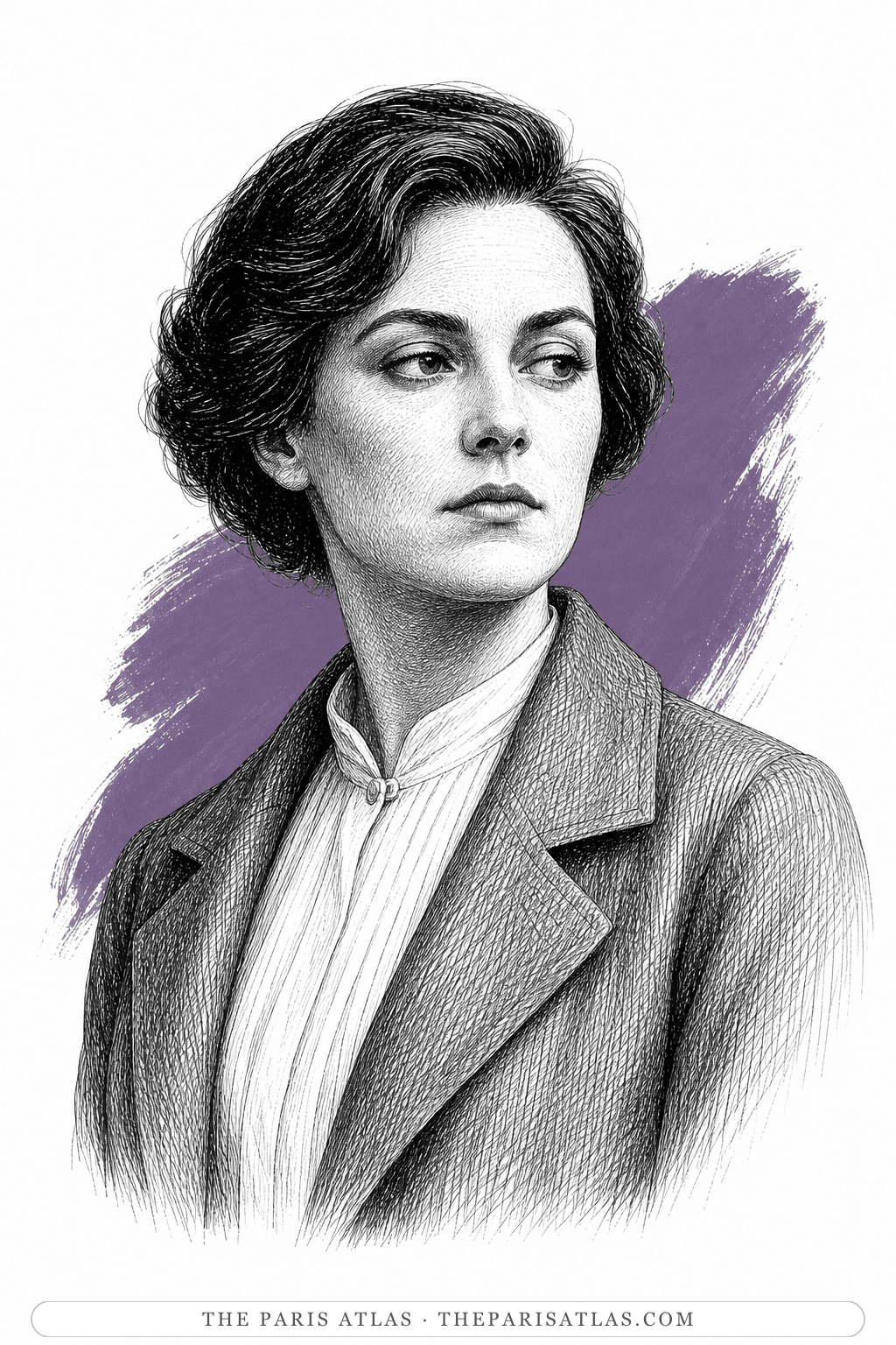 Illustrated portrait of Vinny Birkin