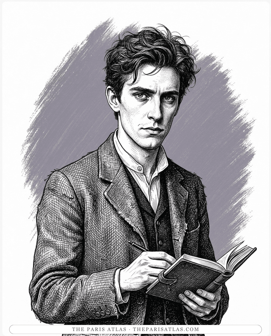 Illustrated portrait of Cranly