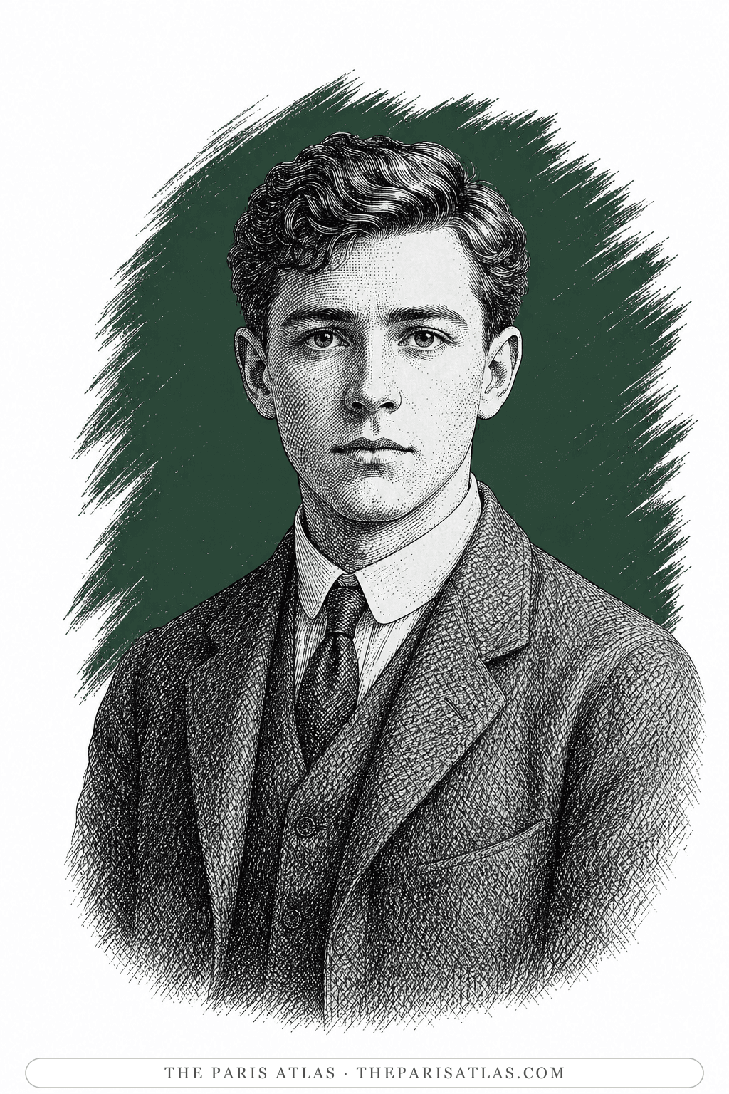 Illustrated portrait of Davin