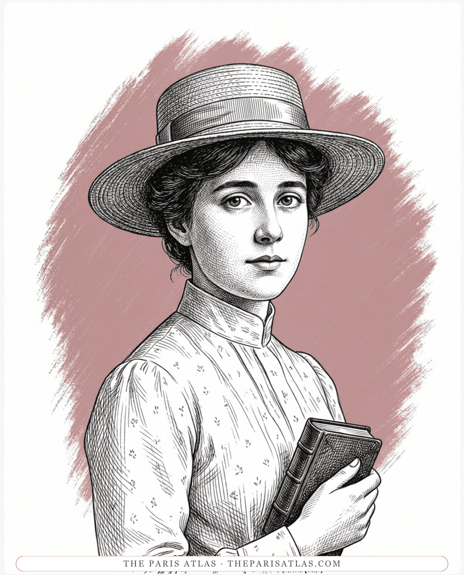 Illustrated portrait of Emma