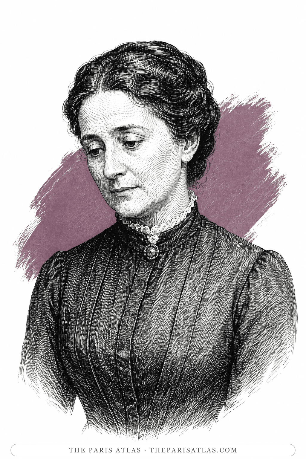 Illustrated portrait of Mary Dedalus