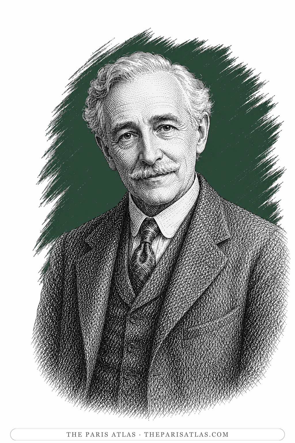 Illustrated portrait of Uncle Charles