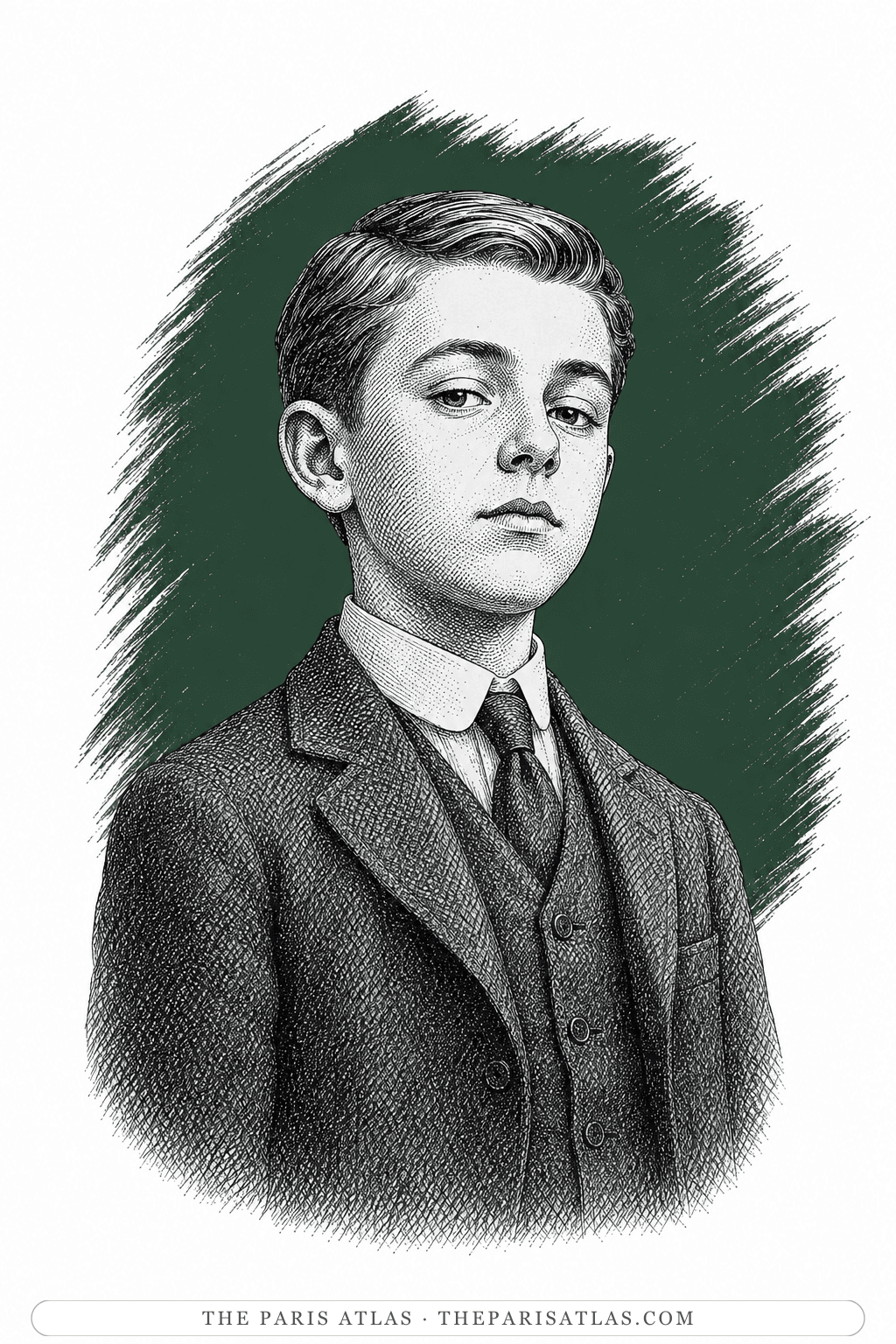 Illustrated portrait of Vincent Heron