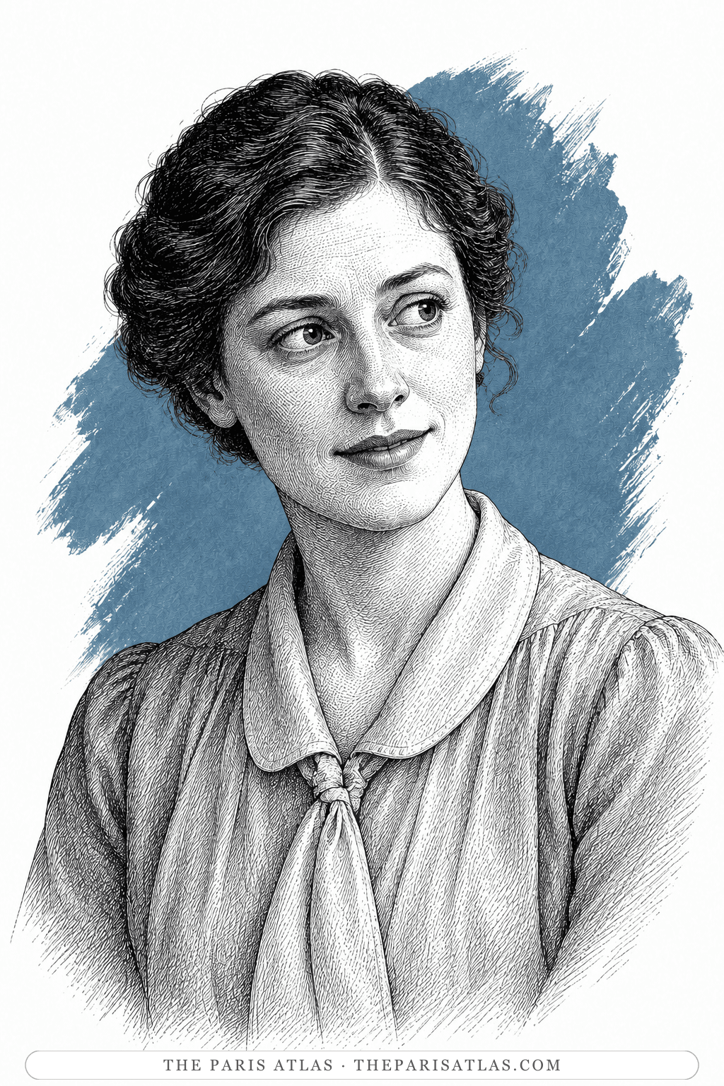 Illustrated portrait of Chloe