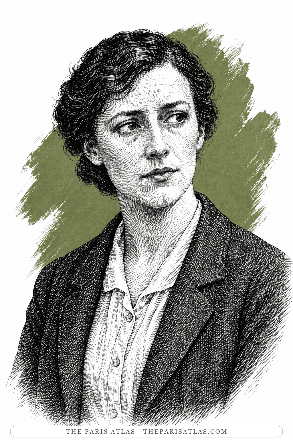 Illustrated portrait of Mary Beton