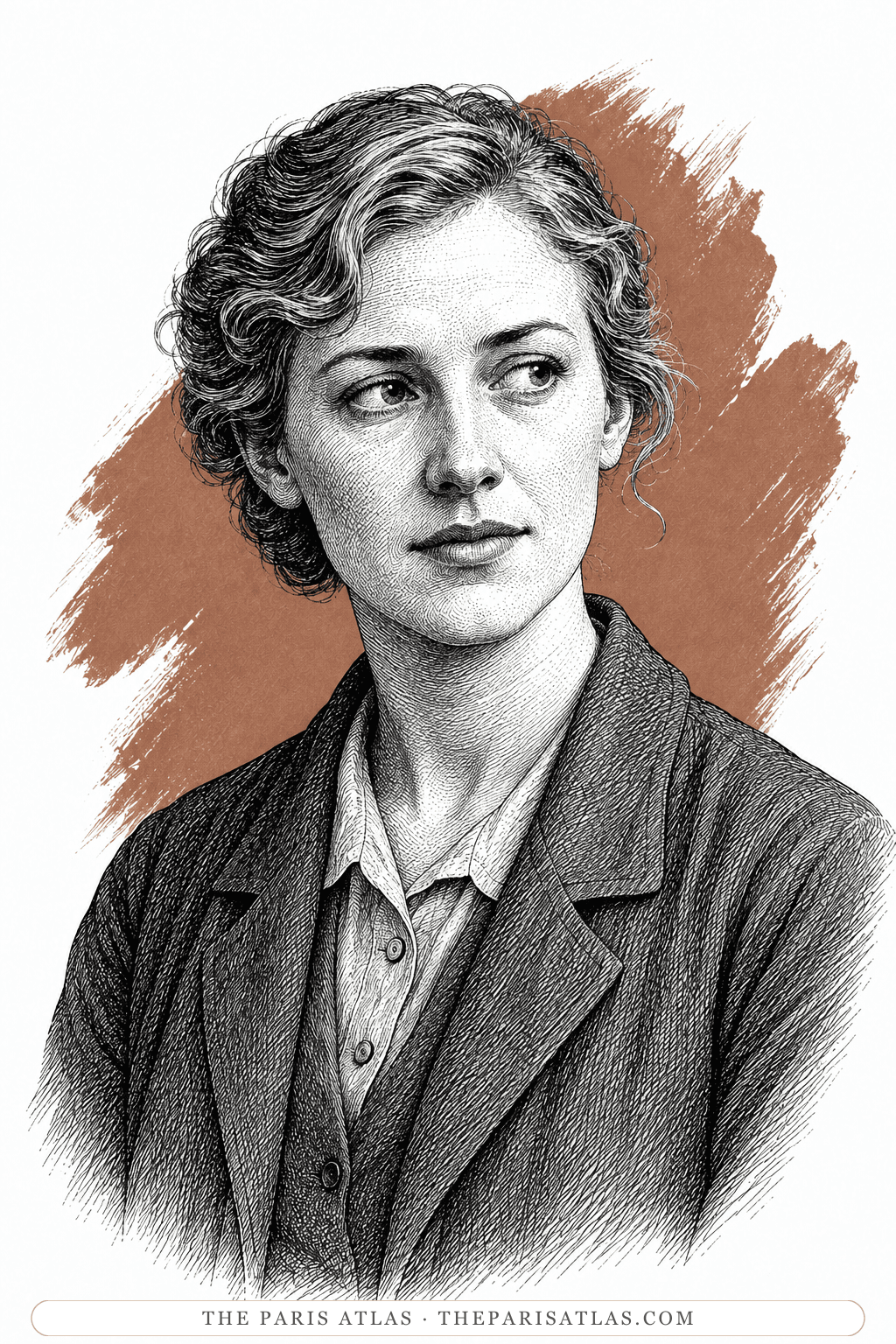 Illustrated portrait of Olivia