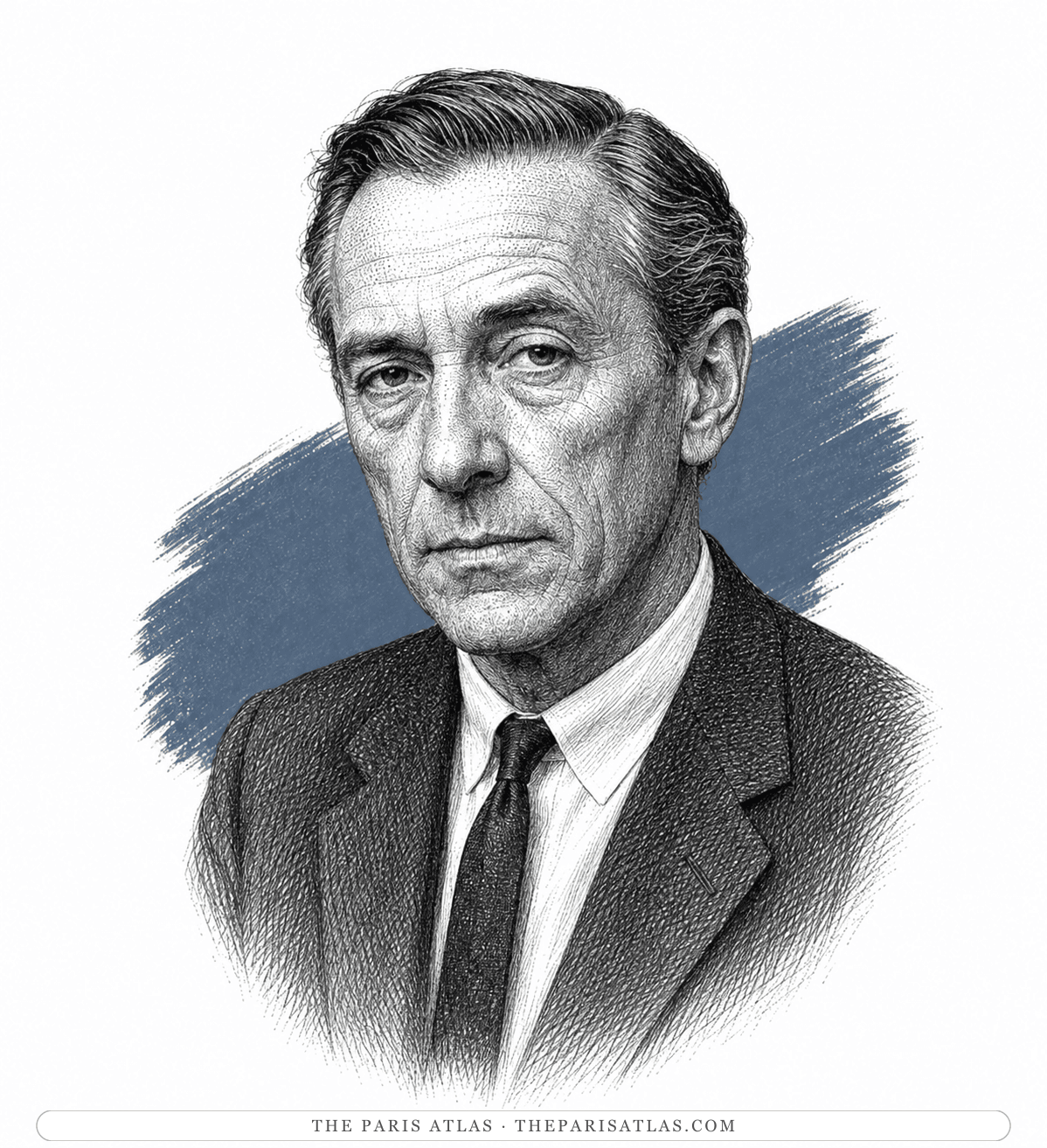 Illustrated portrait of George
