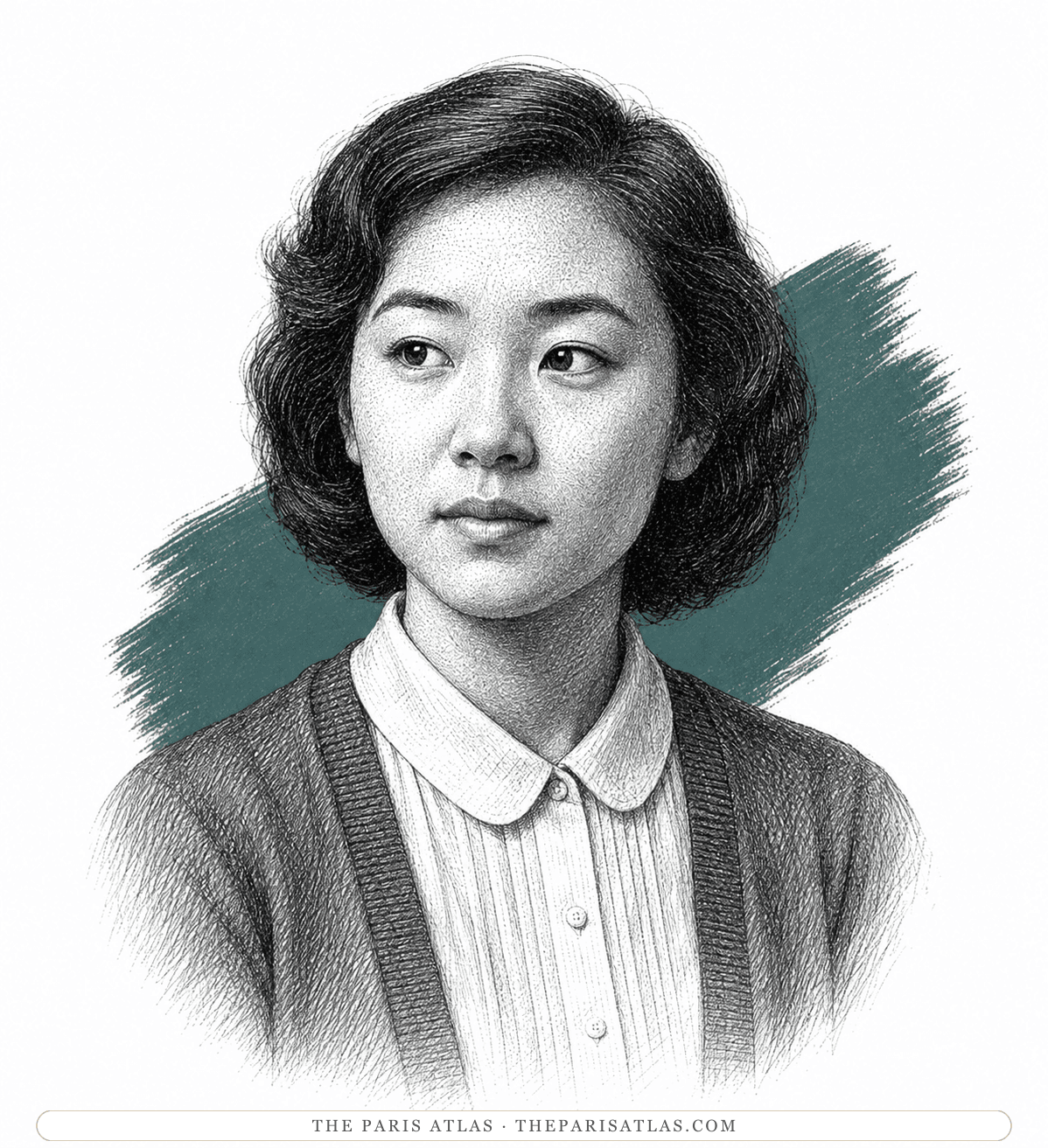 Illustrated portrait of Lois Yamaguchi