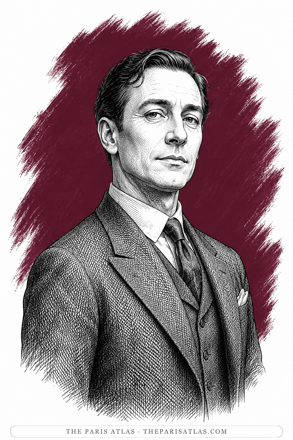 Illustrated portrait of Donald
