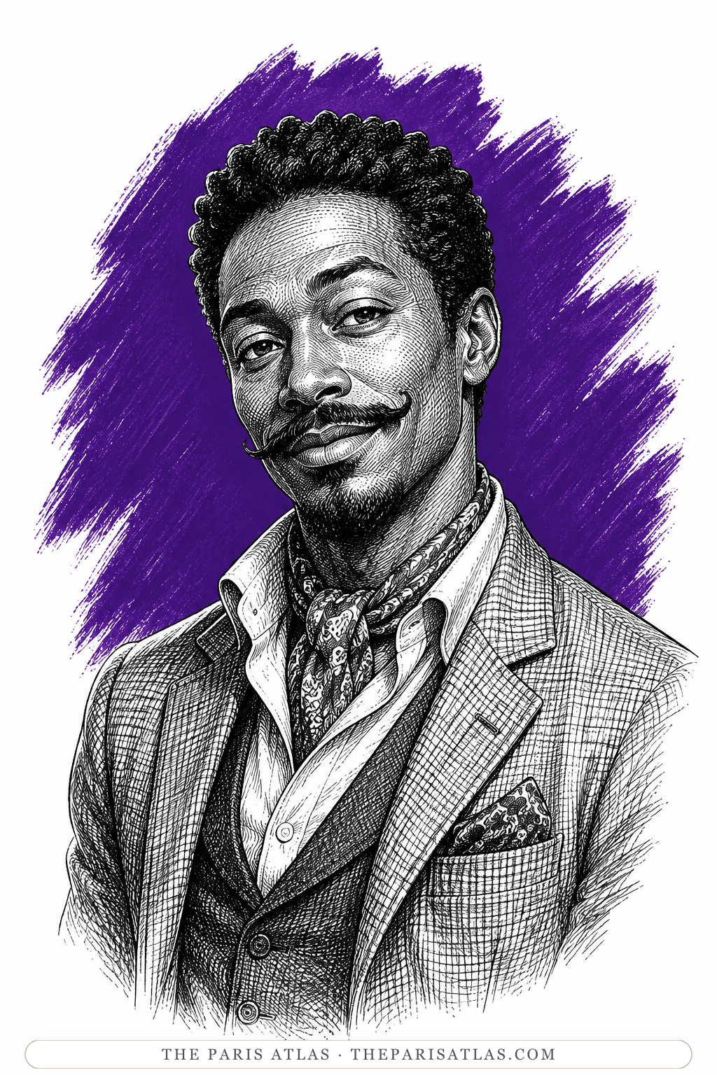 Illustrated portrait of Mambo