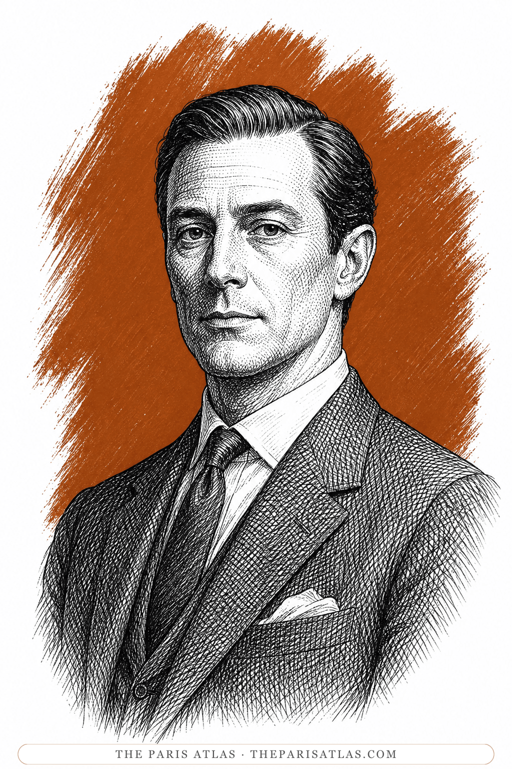 Illustrated portrait of Philip