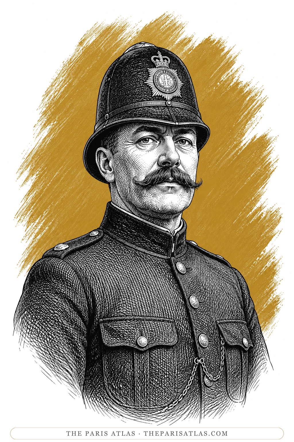 Illustrated portrait of The policeman