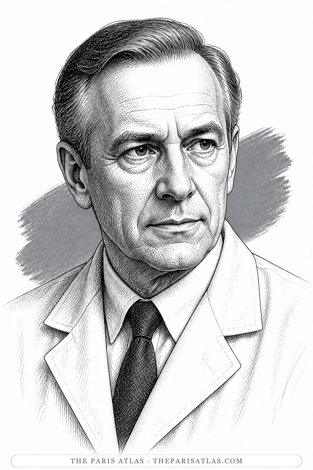 Illustrated portrait of Dr N.