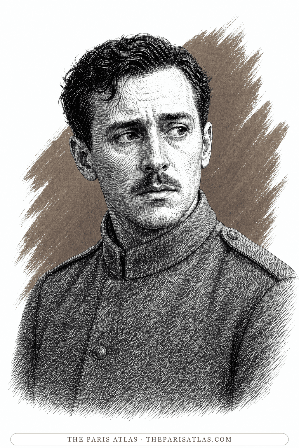 Illustrated portrait of Benjamin Gordes