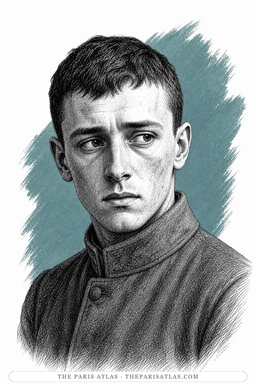 Illustrated portrait of Jean ‘Manech’ Etchevery