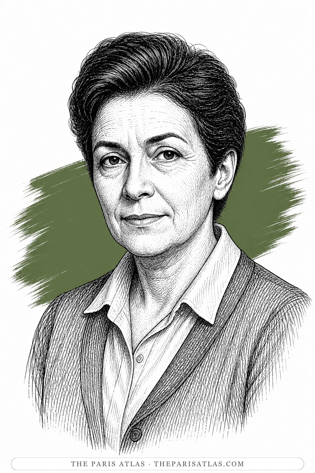 Illustrated portrait of Liliane Siegel